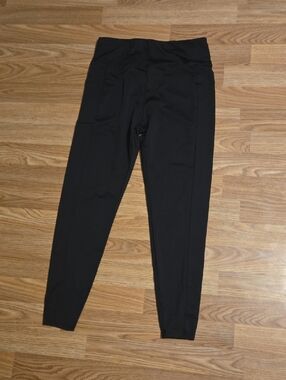 Black High-Waisted Stretch Leggings